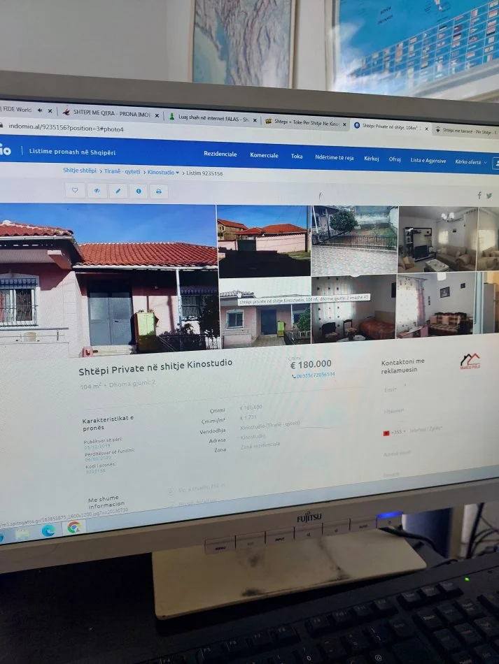 Tirane, shitet shtepi 1 Katshe Kati 1, 180 m² 250.000 € (Seit Gega)