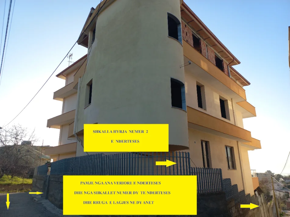 Durrës-Plazh-Plepa-Shkallnur,Shitet:Ndërtes 3-kate+papafingo+1 nëntokë,me 920m² ndërtim, mundësi për 9-familje,Cmim 690'000€, 650m Plazhi-Kavalishencë