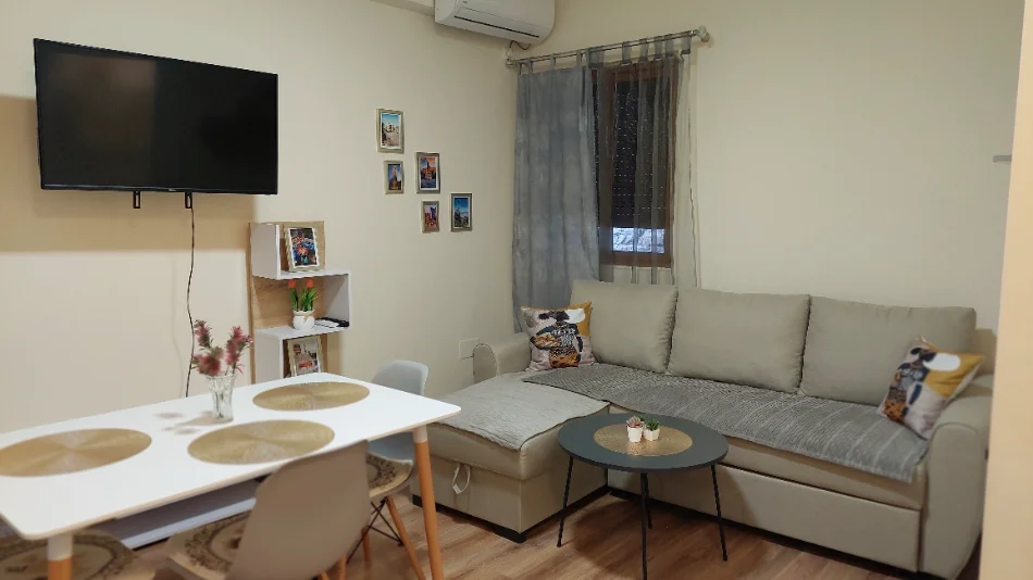 Tirane, jepet me qera apartament 1+1 Kati 1, 55 m² 600 € (Myslym Shyri)