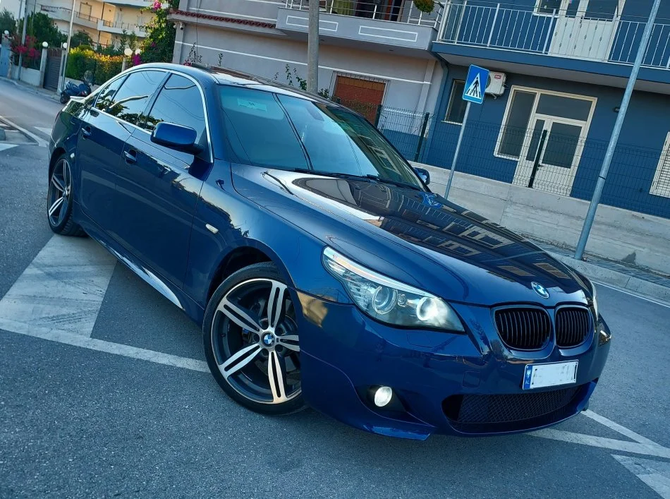 Vlore, shes makine BMW 528I 2009 Benzine/Gas Automat Benzin+Gaz, blu automatik Klima 206.000 km 10.000 €
