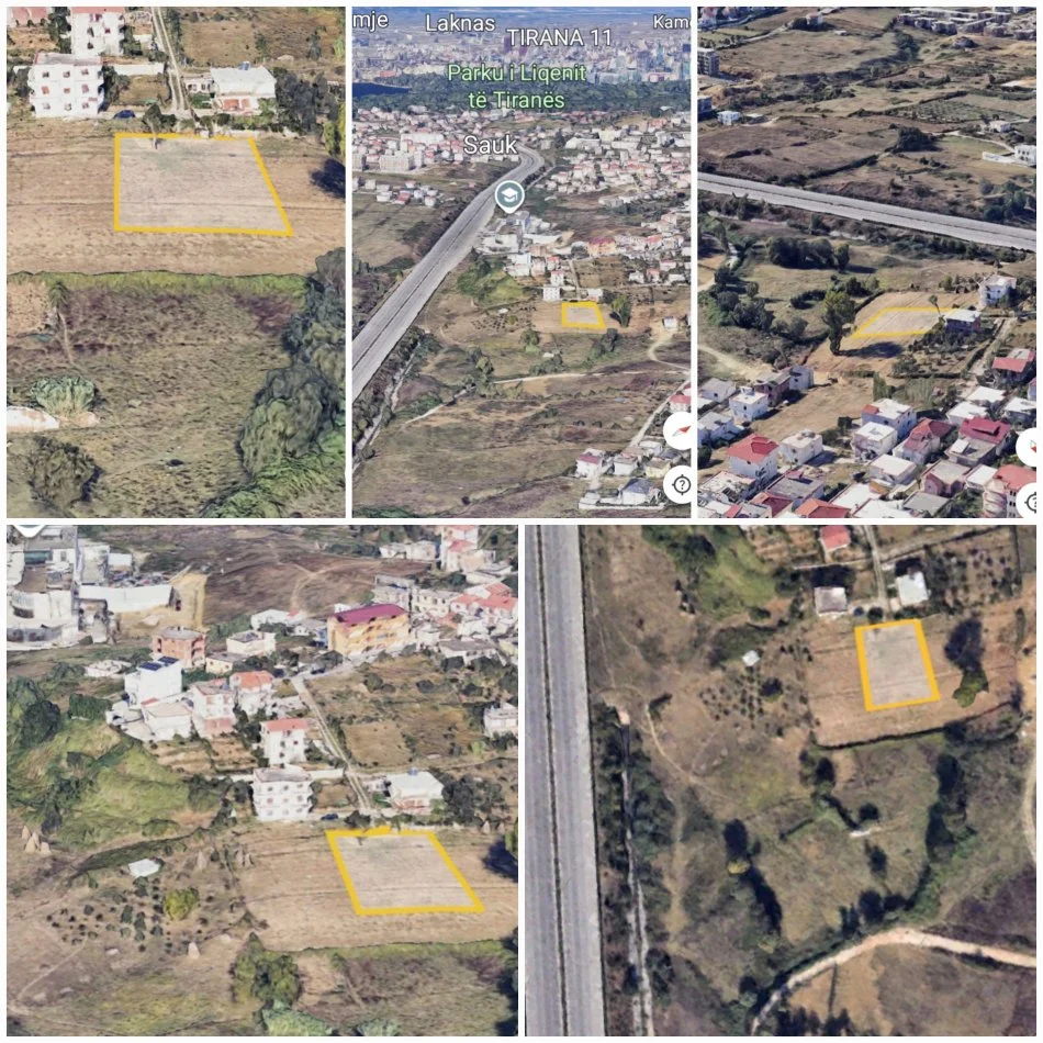 Tirane, shitet toke , 1000 m² (MJULLBATHORE)