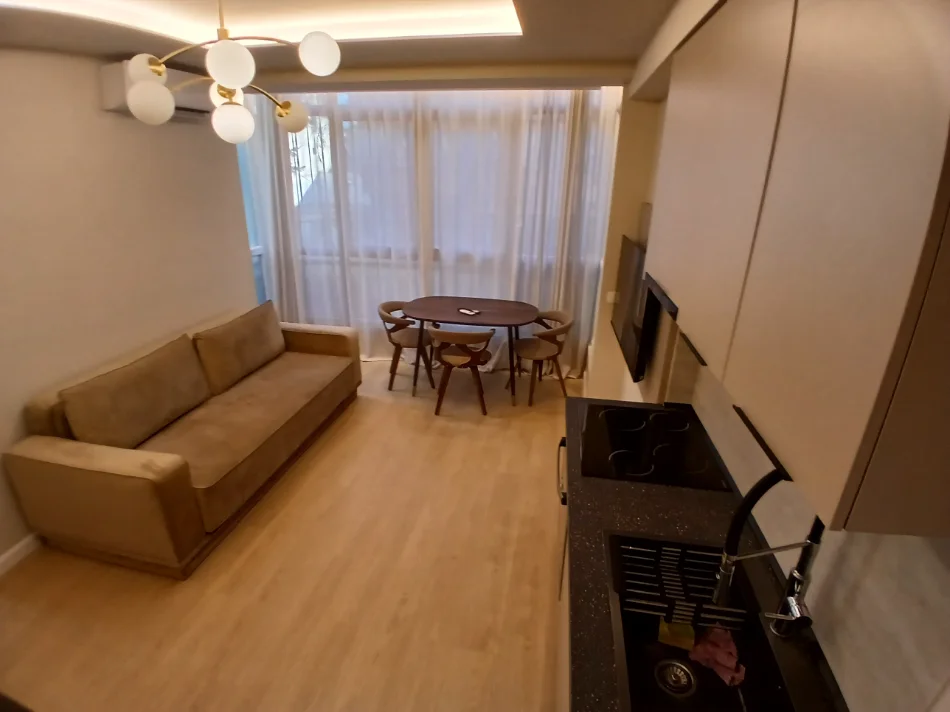 Tirane, jepet me qera apartament 1+1+Ballkon Kati 2, 45 m² 550 € (Materniteti I Ri)