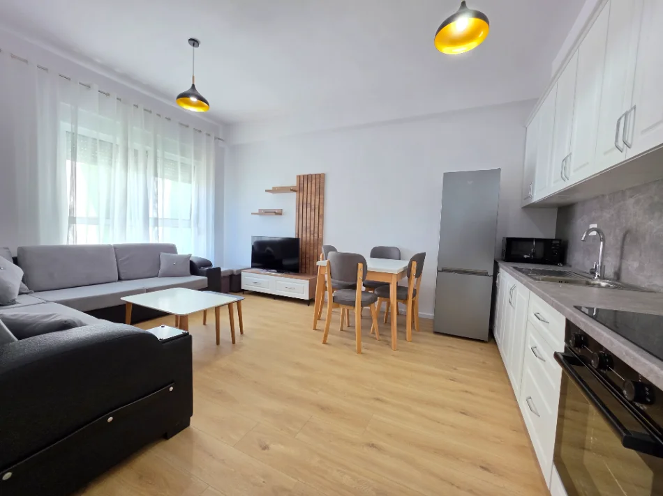 Me Qira Ultra Ap.1+1 📍Kompleksi  Kadiu - Ali Demi  - 62m2 - Kompleks i 2026🔥 100% i ri, Hera parë me Qira | 40.000 Lekë/Muaj 🔥
