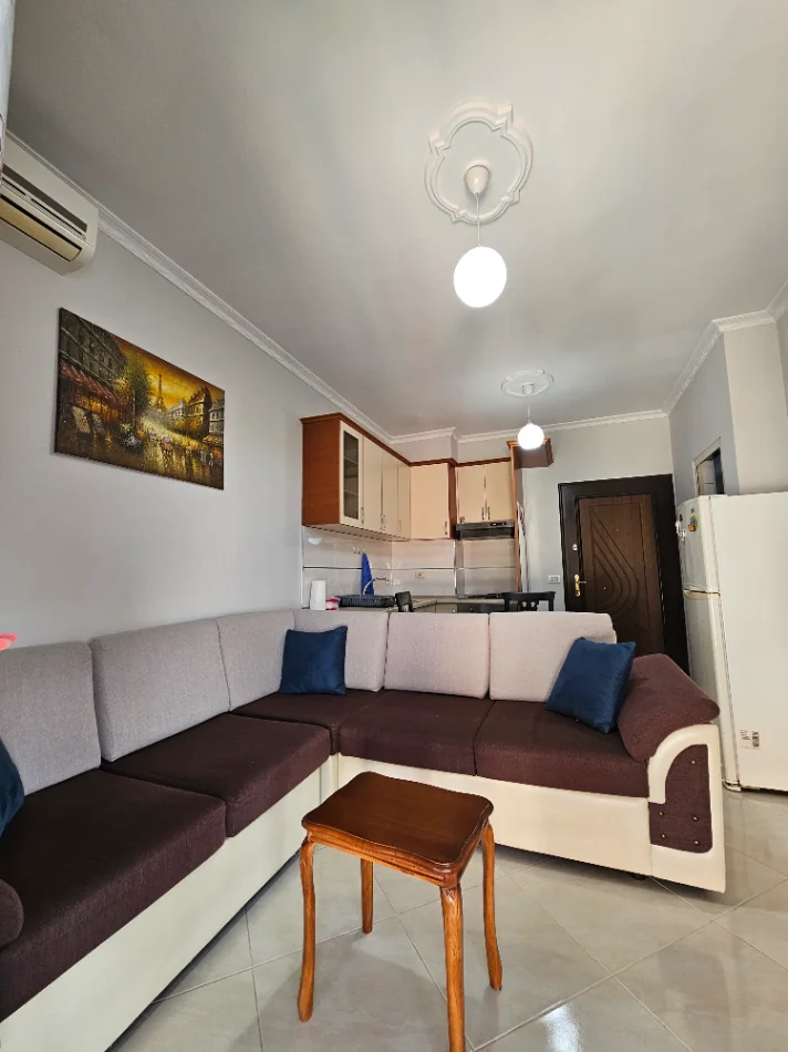 Tirane, jepet me qera apartament 1+1+Ballkon Kati 8, 55 m² 400 € (Loni ligori)