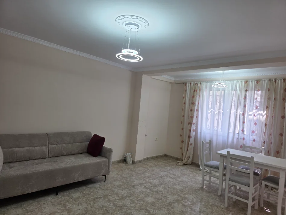 Tirane,Me Qera Apart tip.1+1,kati 1,pallat 5-kat,sip.57m²,qera 40'000 Leke/muaj,në rr I.Dollaku,300m nga Fusha/rr.Ali Demi,800m nga brryli/Lana Tirane