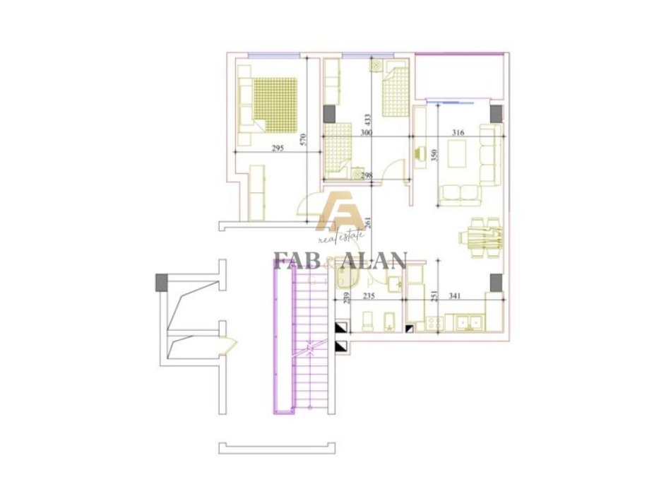 Tirane, shitet apartament 2+1, Kati 9, 90 m² 103,000 € (Astir)
