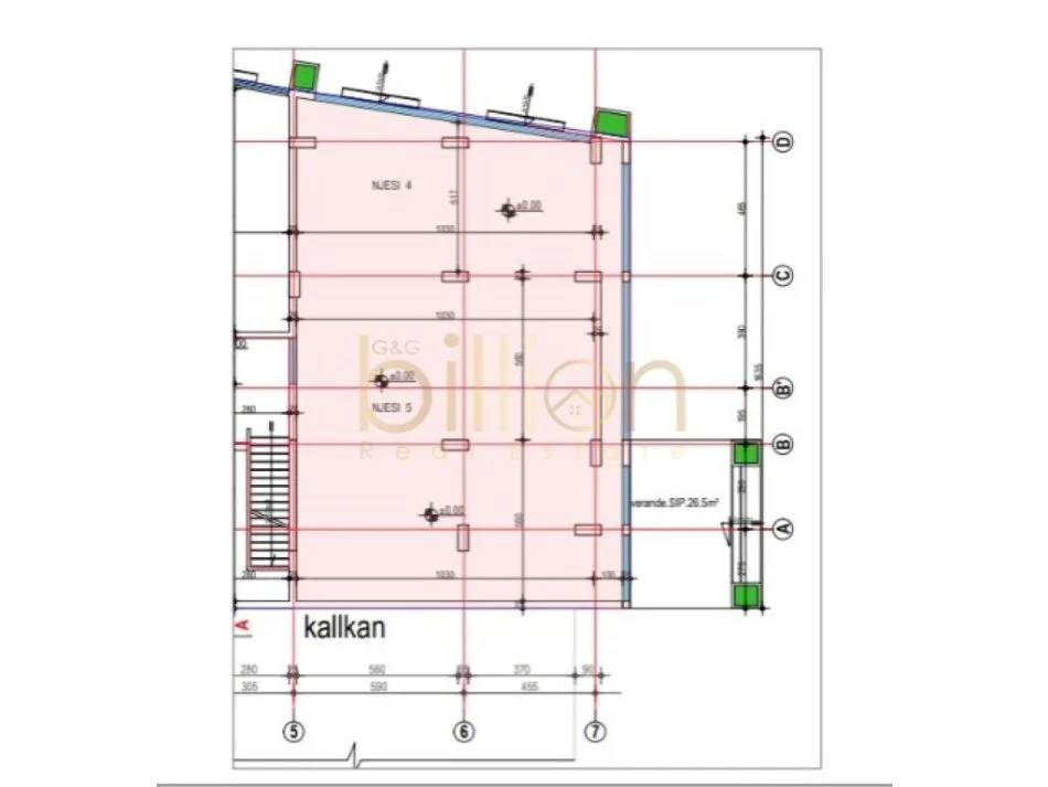 Tirane, shitet ambjent biznesi Kati 1, 240 m² 528.000 € (Yzberisht, Tirana, Albania)