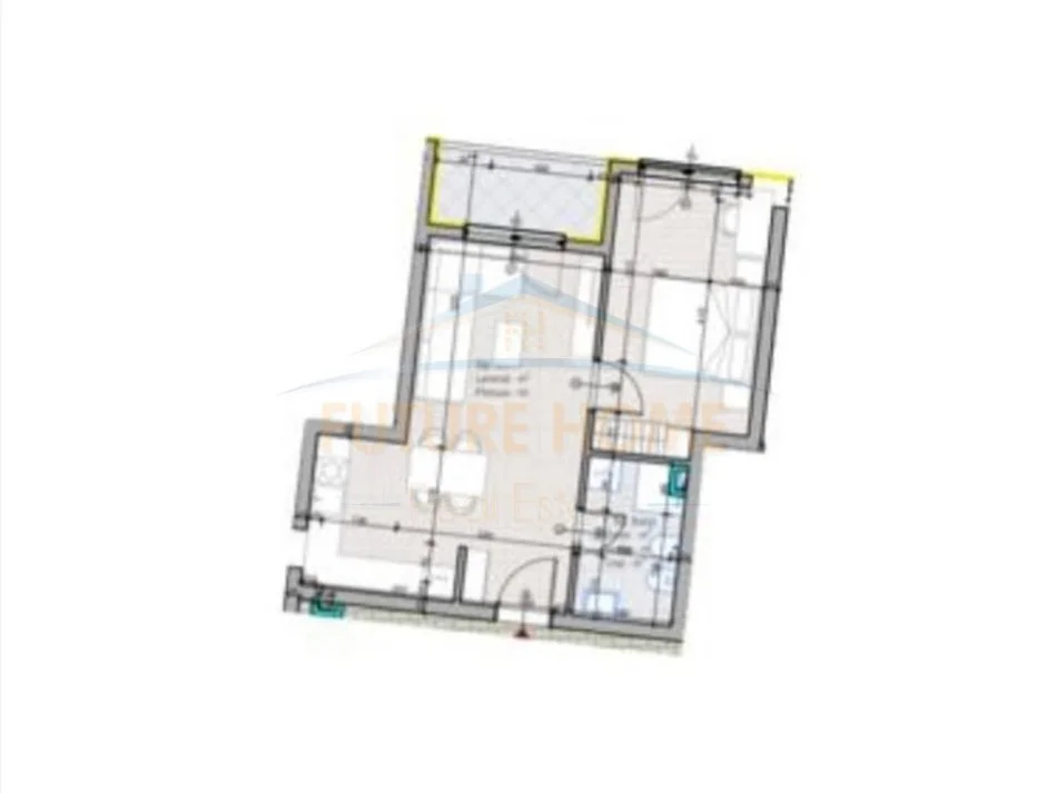 Tirane, shitet apartament 1+1 Kati 0, 65 m² 71.940 € (Residenca Aluna, Paskuqan)