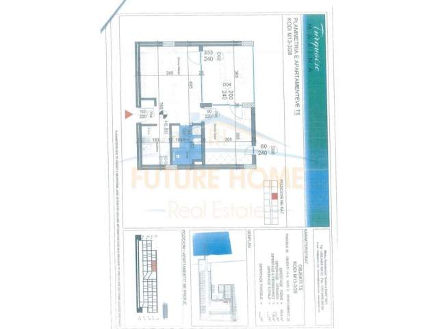 Durres, shitet apartament Kati 2, 62 m² 122.500 Euro (GJIRI I LALZIT, DURRES)