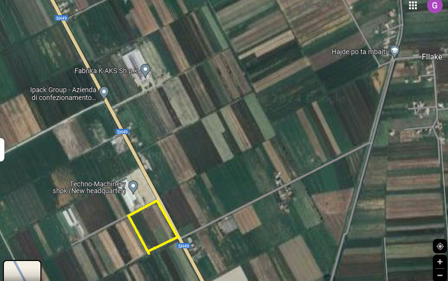 Durres, shitet truall , 5.000 m² 