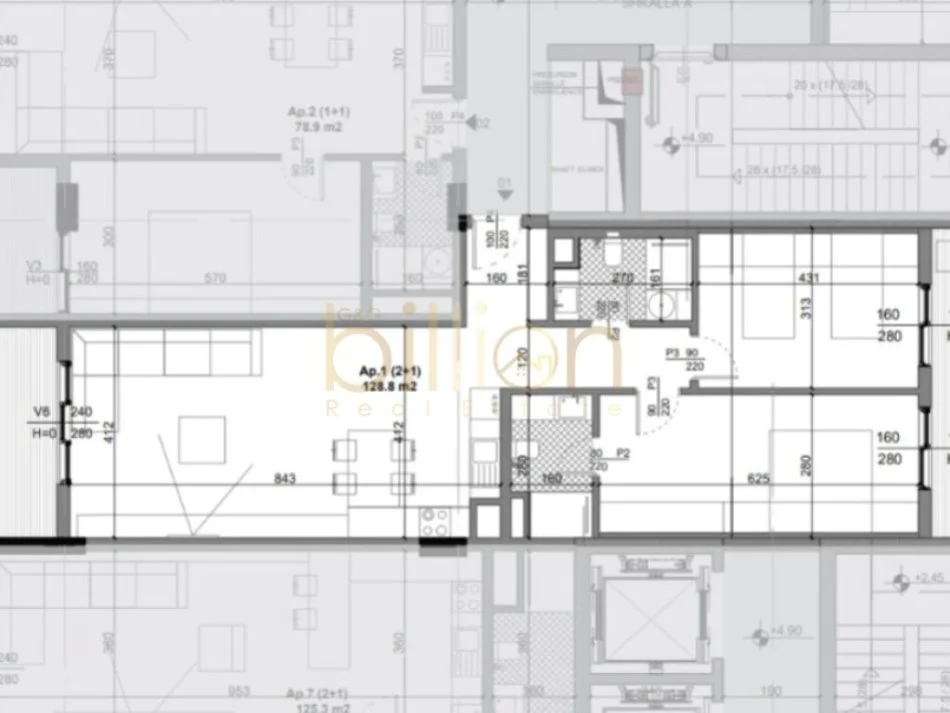 Tirane, shitet apartament 2+1+Ballkon Kati 1, 128 m² 128.800 € (Paskuqan, Tirana, Albania)