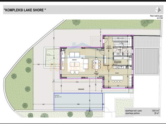 Tirane, shitet Vile 3 Katshe Kati 0, 554 m² 1.182.000 Euro (Liqeni i Farkes)