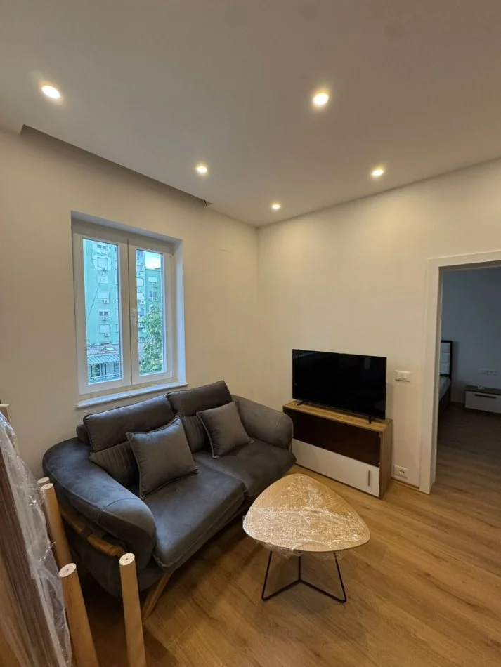 Tirane, jepet me qera apartament 1+1 Kati 4, 59 m² 600 € (Sheshi willson)