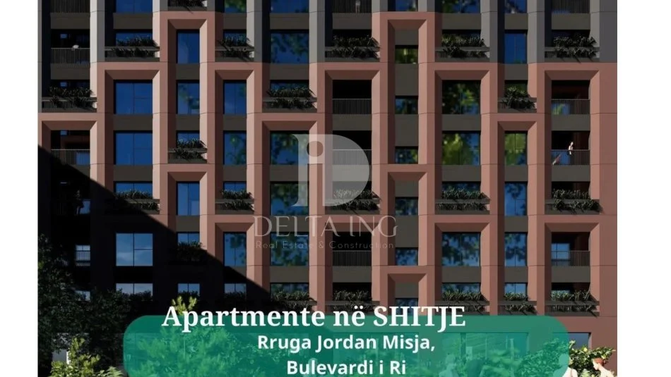 Tirane, shitet apartament 2+1+Aneks+Ballkon Kati 7, 105 m² 151.600 € (Jordan Misja Bulevardi i Ri)