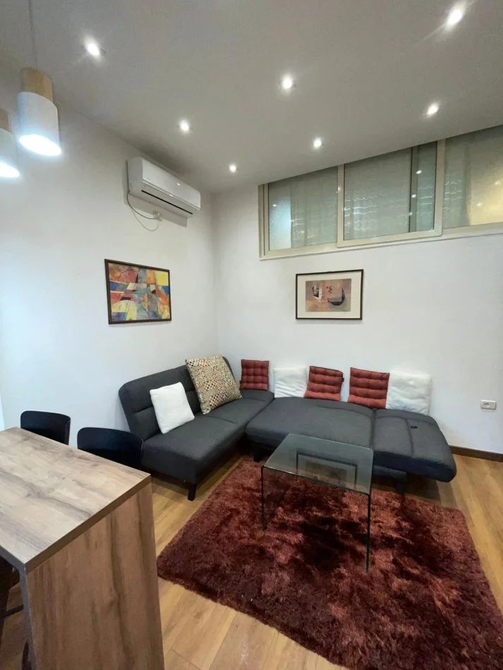Tirane, jepet me qera apartament 1+1 Kati 1, 65 m² 600 € (9 KATESHET)