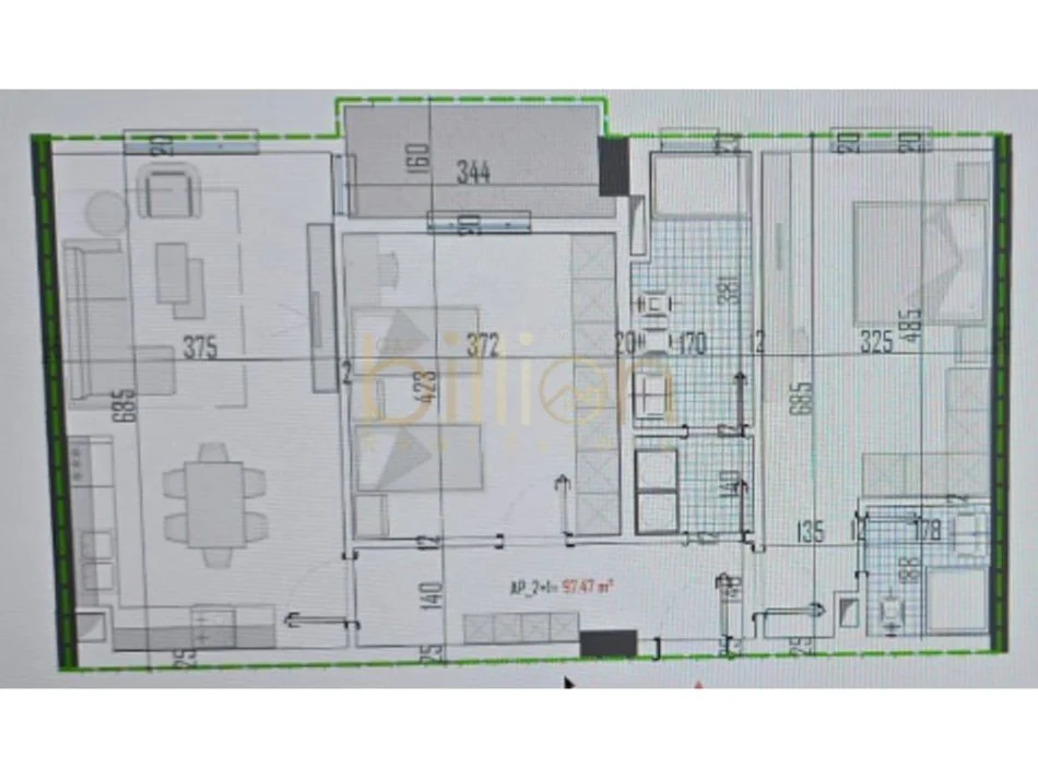 Tirane, shitet 2+1 , 109 m² (PASKUQAN) ID: Billion4247
