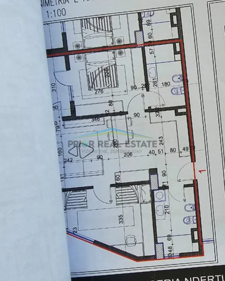 Tirane, shitet apartament 2+1+2 Kati 4, 95 m² 92.500 € (Pakuqan)