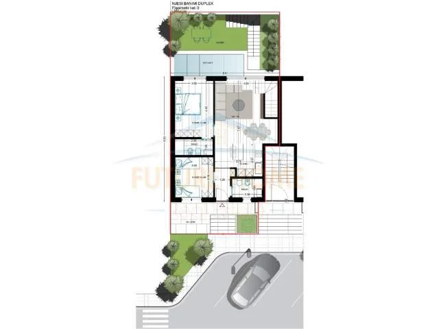 Tirane, shitet apartament duplex Dublex Kati 0, 202 m² 328.900 Euro (Farke)