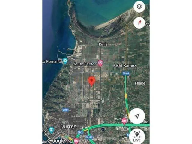 Durres, shes toke 16.000 m² 800.000 Euro (Portoromano)