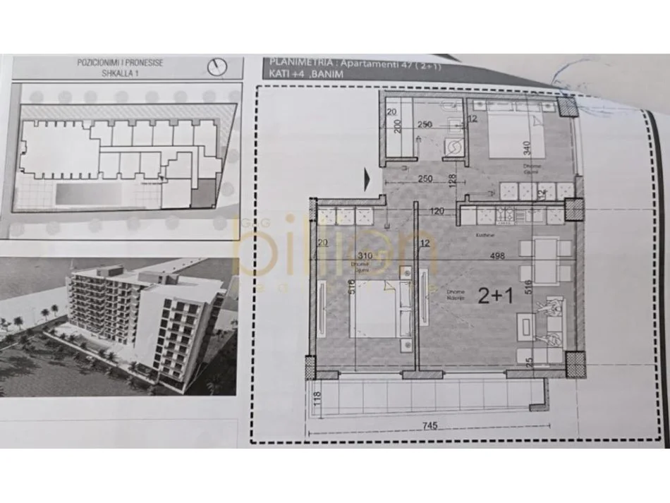 Shengjin, shitet 2+1 , 89 m² 120.000 €