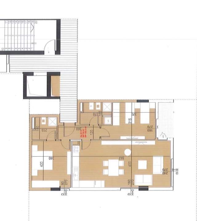 Tirane, shitet apartament 2+1+BLK Kati 7, 103 m² 124.000 Euro (Rruga Kongresi Manastirit)