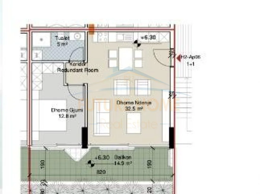 Shitet, Apartament 1+1, Porto Lalzi, Gjiri I Lalëzit / OPP37750