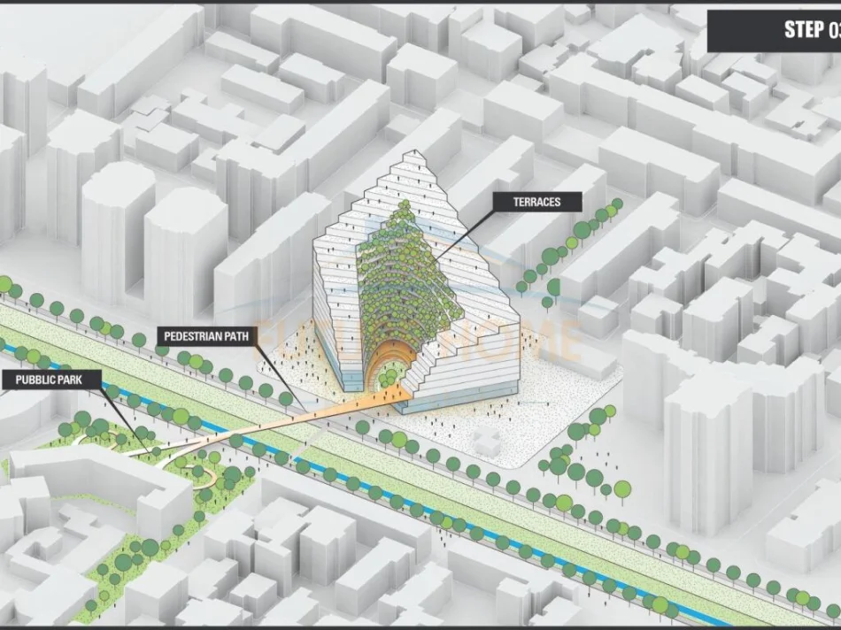 Tirane, shitet apartament 2+1+Ballkon Kati 11, 196 m² 718.720 € (Ekspozita Building)