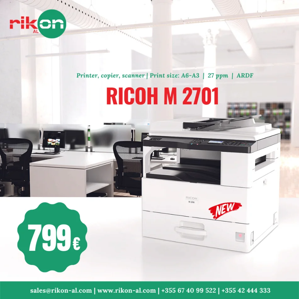 Tirane, shes Fotokopje Ricoh M 2701