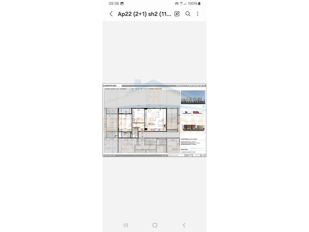 Shitet, Apartament 2+1, Ish Sheshi Shqiponja.UNA38314