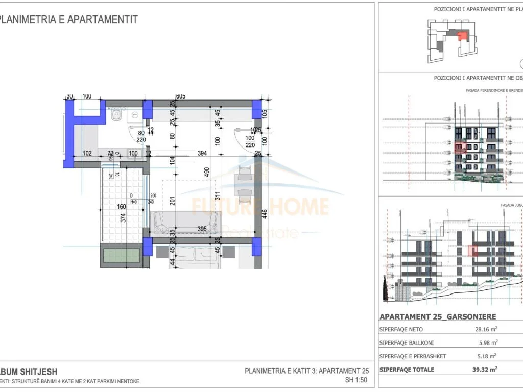 Shitet, Garsoniere , Rezidenca Ares 4,Sarande.RV38379