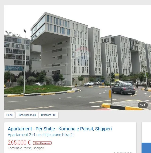 Tirane, shitet apartament 2+1 Kati 3, 88 m² 265.000 € (TE KIKA 2)