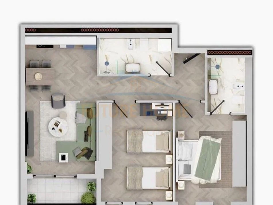 Shitet, Apartament 2+1, Univers City, Qtu.