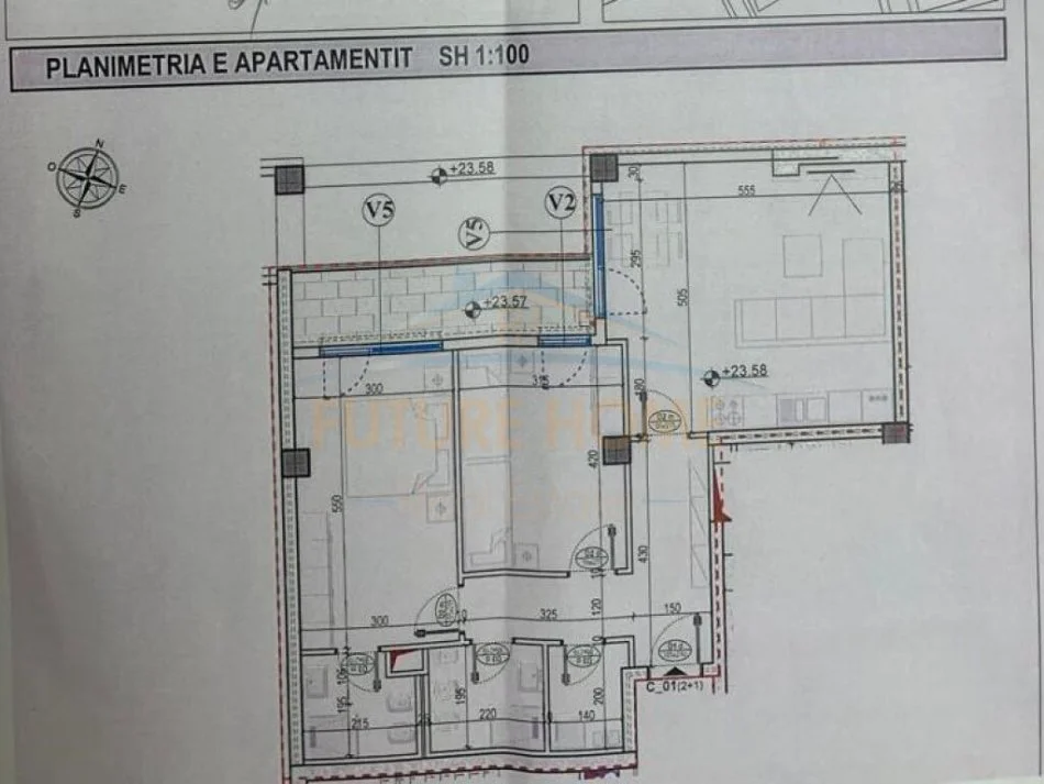 Shitet, Apartament 2+1+2, Gener 2, Bulevardi i Ri/ OPP38842