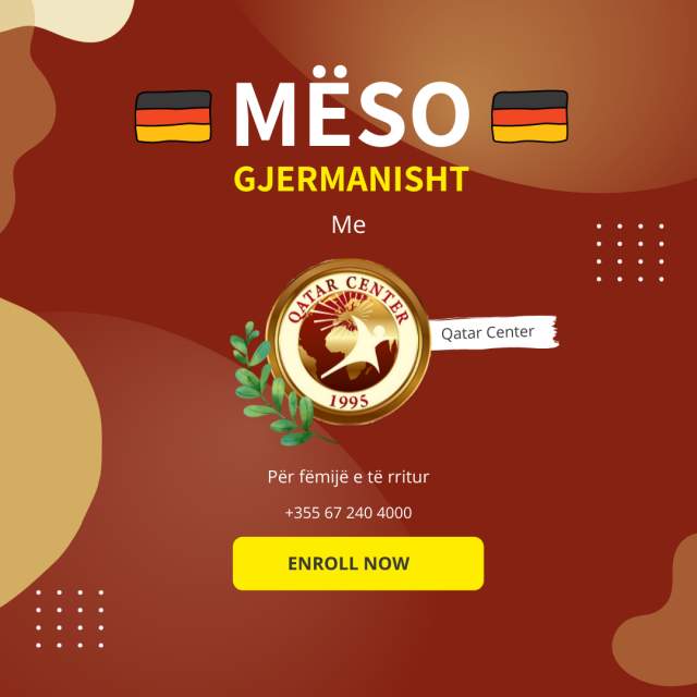 Tirane, ofrojme kurse gjuhe gjermanisht Meso gjuhen Gjermane ne Qatar Center