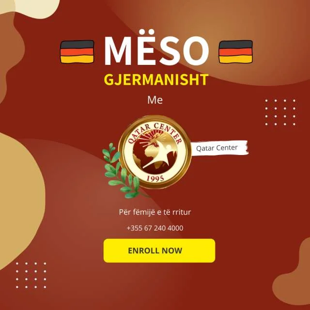 Tirane, ofrojme kurse gjuhe gjermanisht Meso gjuhen Gjermane ne Qatar Center