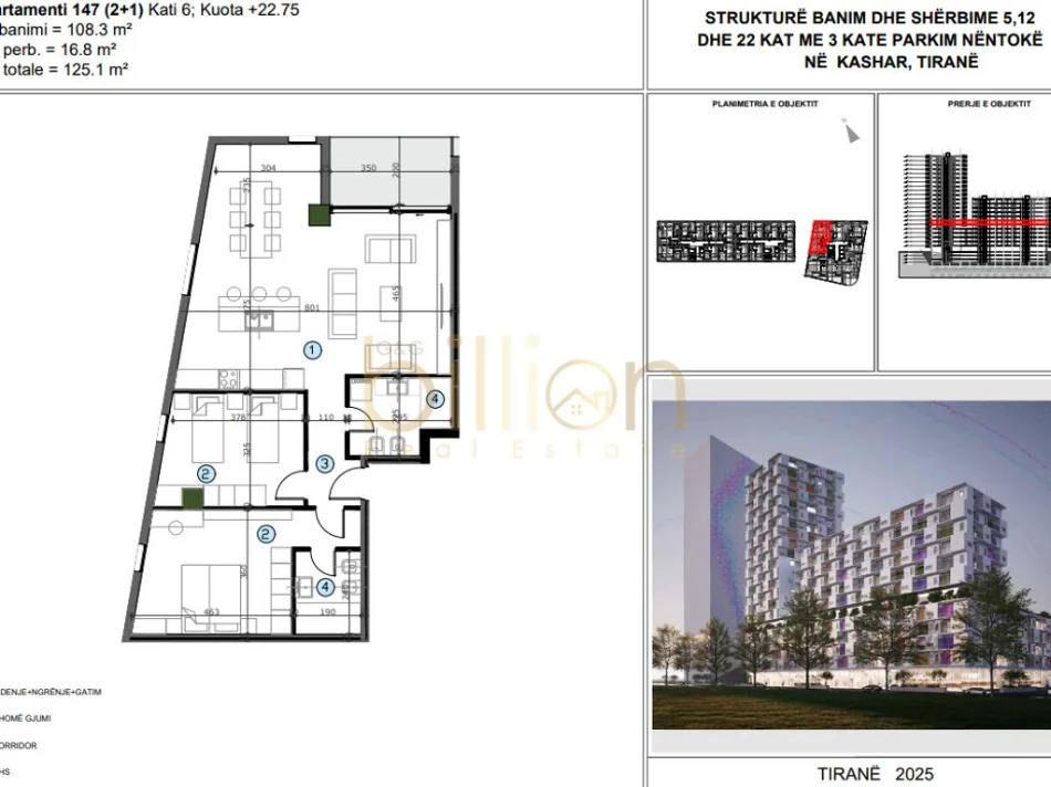 Tirane, shitet apartament , (Casa Italia)