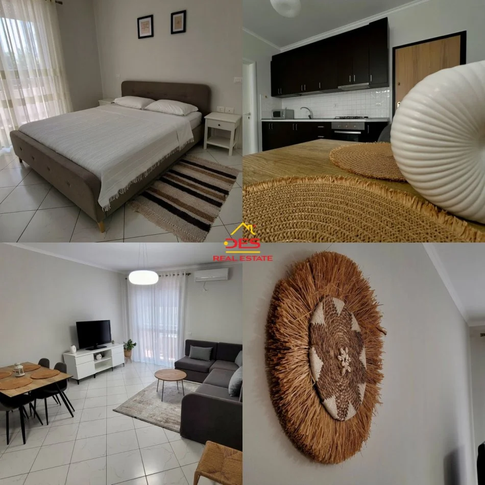 Vlore, jepet me qera apartament 1+1+Ballkon Kati 3, 85 m² 450 € (Rruga Murat Tërbaçi)