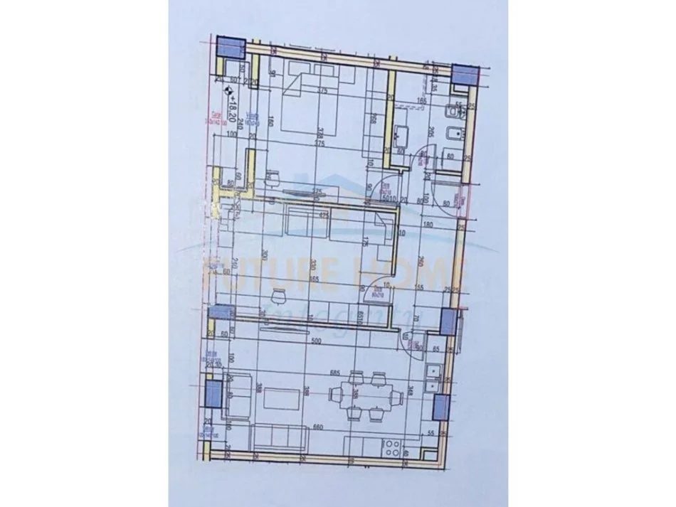 Tirane, shitet apartament 2+1 Kati 5, 102 m² 122.400 € (Unaze e Re)