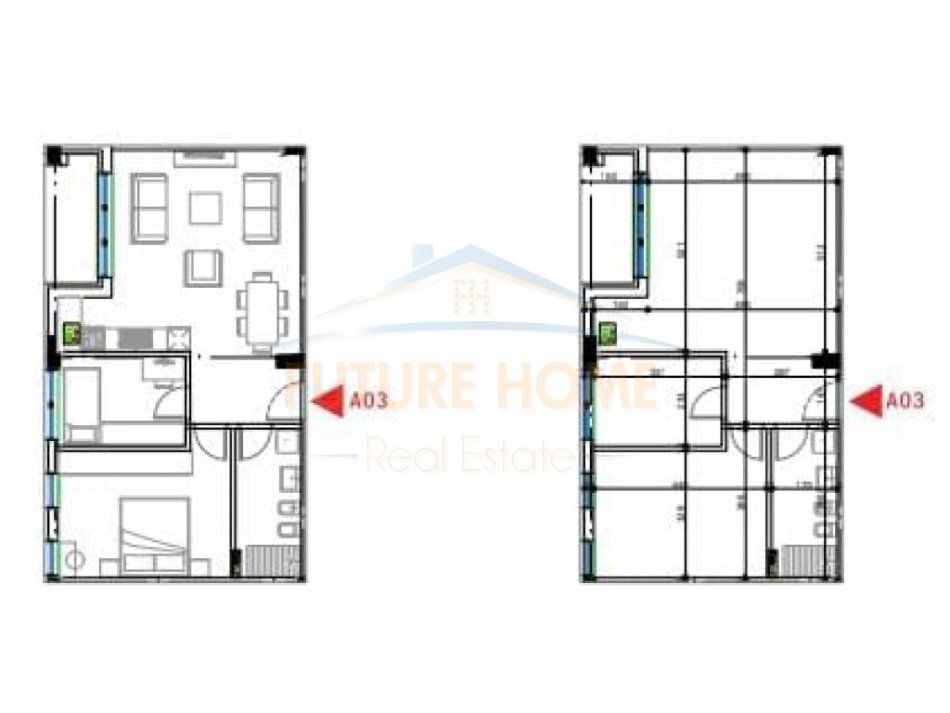 Tirane, shitet apartament 2+1, Kati 7, 89 m² 138,000 € (BULEVARDI I RI)