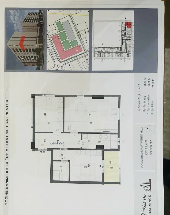 🔱APARTAMENTE 1+1, 2+1, 3+1 NE SHITJE NE KAMEZ