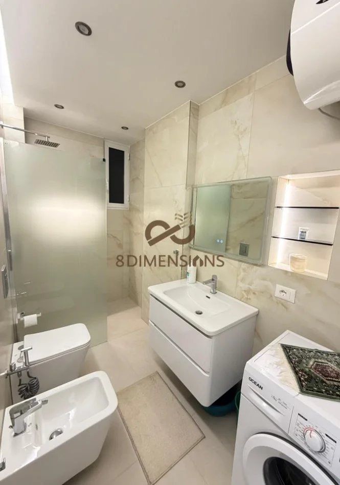 Tirane, jepet me qera apartament 1+1+Ballkon Kati 4, 60 m² 500 € (5 maji)