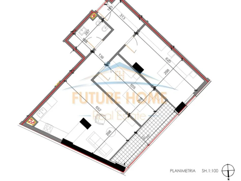 Tirane, shitet apartament 2+1 Kati 5, 110 m² 104.200 € (SHKOZE)