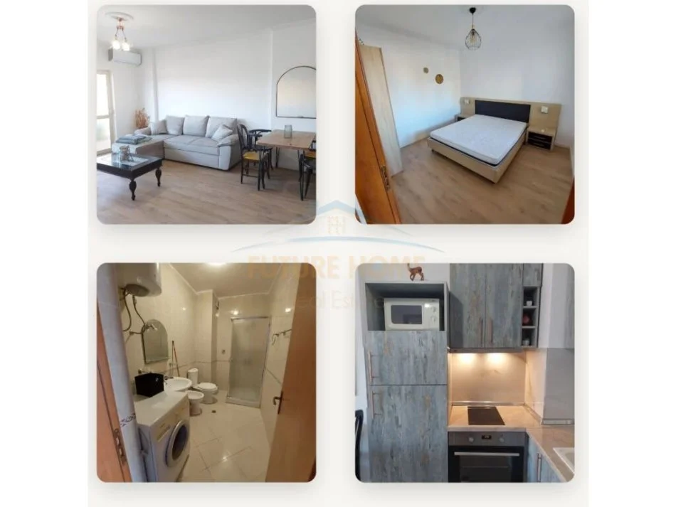 Tirane, jepet me qera apartament 1+1+Ballkon Kati 4, 70 m² 500 € (Selvia)
