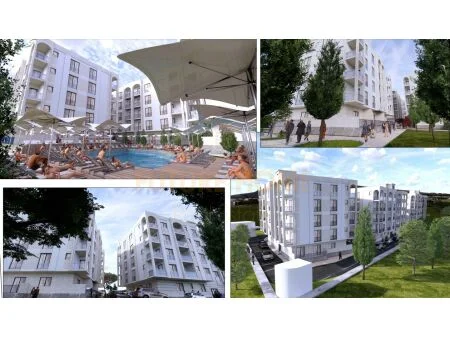 Golem, shitet apartament 1+1 Kati 4, 57 m² (Kompleksi Oriental)