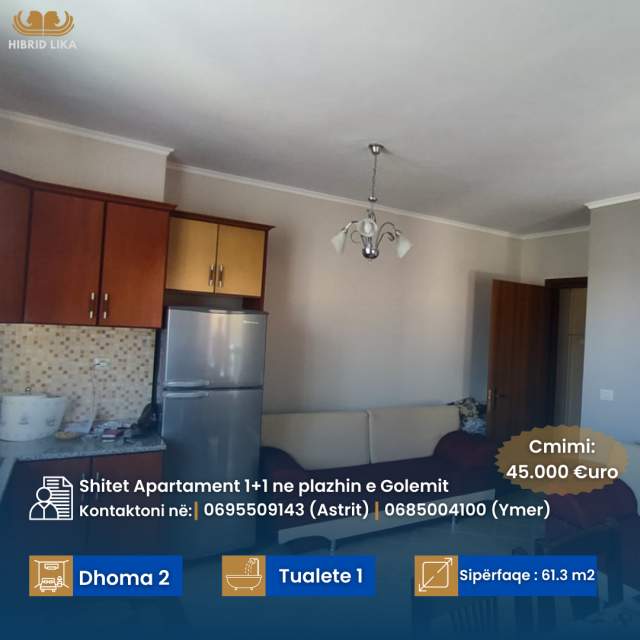 Golem, shes apartament Kati 2, 61 m² 45.000 Euro (Golem)