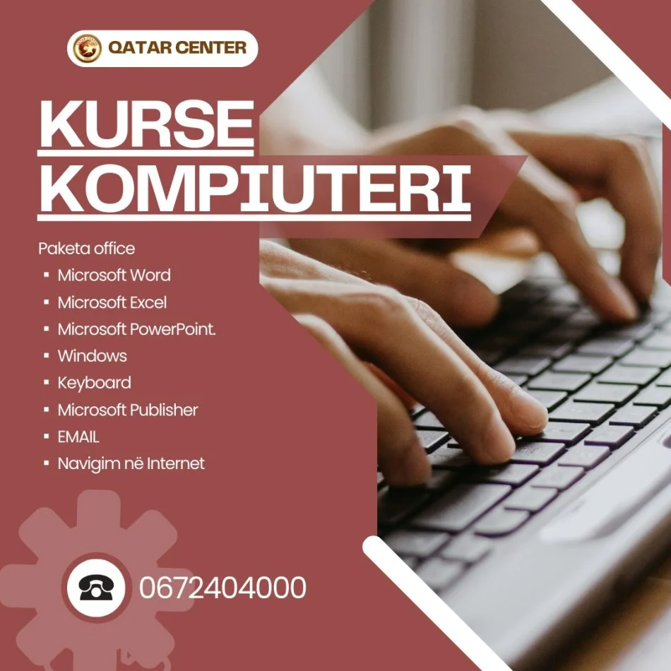 Tirane, kurse kompjuteri Kontabilitet | Finance Hapet grup i ri per Paketen Office