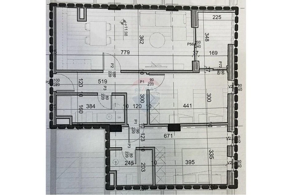 Tirane, shitet apartament 3+1 tek 21 Dhjetori