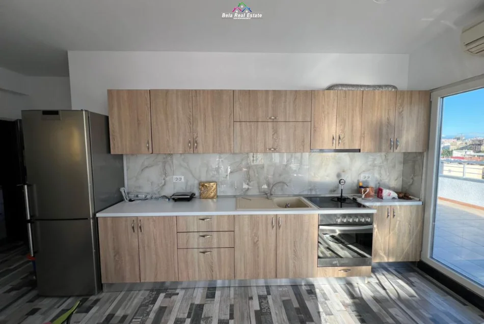 Tirane, jepet me qera apartament 1+1+Ballkon Kati 6, 65 m² 650 € (vasil shanto)
