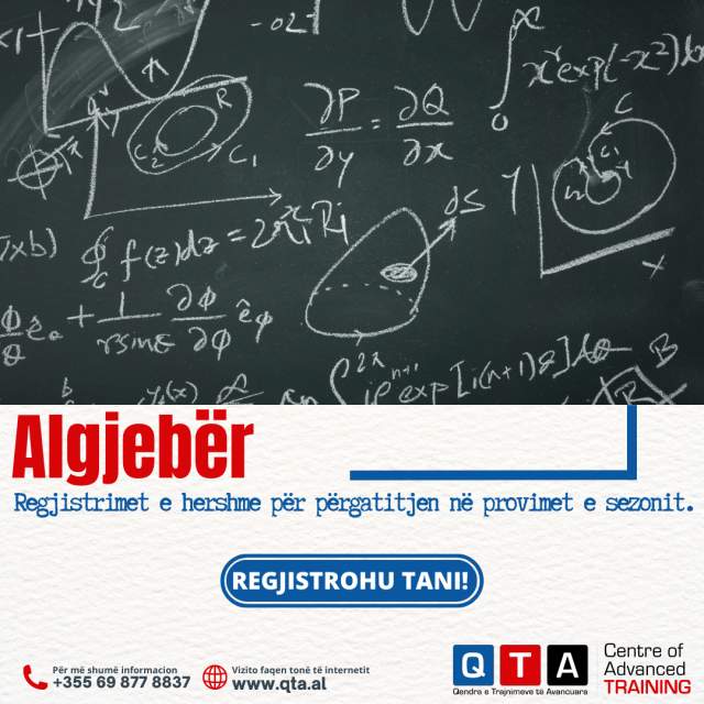 QTA - Kurse për Algjebër, Calculus, Probabilitet dhe Statistikë
