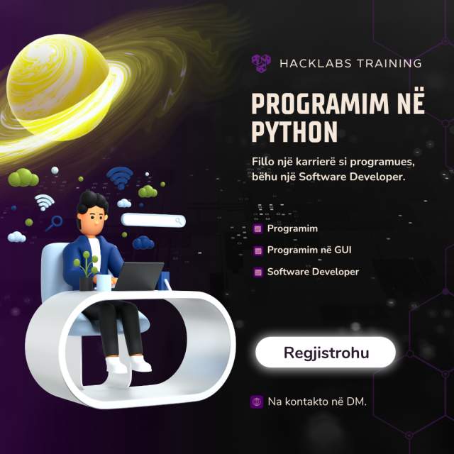 Tirane, ofrojme kurse gjuhe IT-Programim Kurse programimi në Python